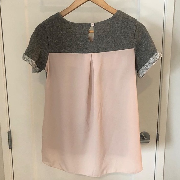 American Eagle sparkly gray sweater t-shirt - Picture 2 of 2